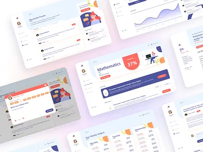 Learning Tracker Website for Students admin admin dashboard admin design admin panel admin template design illustration learning learning app learning management system learning platform tracker tracking ui ui ux ui design ui ux design ux ux design website