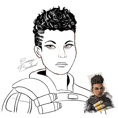 Bangalore apex apexlegends apexlegendsvideogame illustration video game videogames xbox