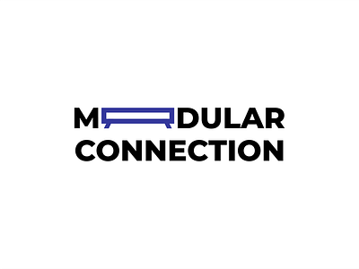 Modular Connection Furniture Design Studio Logo after effect animation branding design illustration logo ui ux vector web