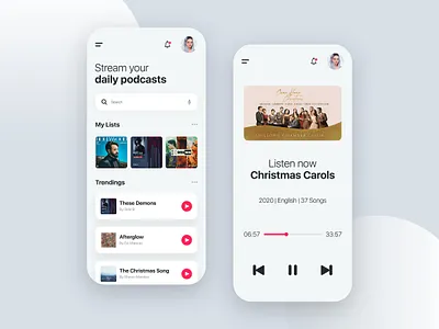 Podcast App app mobile app mobile application music music app music player podcast podcasting podcasts