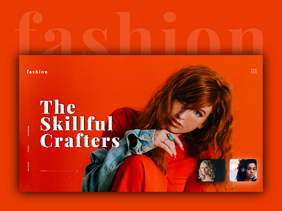 Fashion Web Page clothes ecommerce fashion fashion design homepage landing page marketing online shopping shopping style typography wear website women fashion