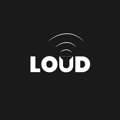 Loud branding design flat icon illustration illustrator logo logo design logotype minimal