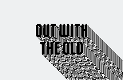 Out With The Old 2020 2021 covid happy new year new year new years day retro typography