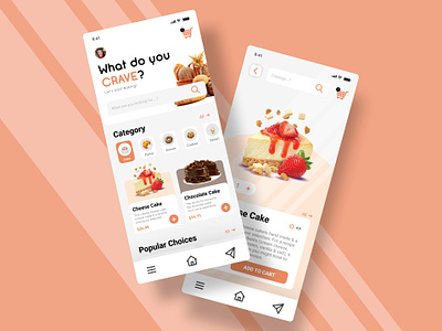 Modern Mobile Bakery App Design app app design bakery branding cake concept cookies cupcake design figma mobile mobile app modern screen design sweet ui ui design uiux ux ux design