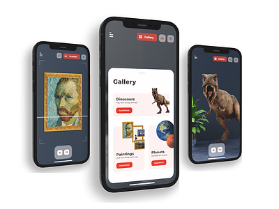 ARLOOPA Augmented Reality Mobile Application after effect animation ar ar vr arloopa augmented reality branding illustration logo ui user experience user interface ux virtual reality vr