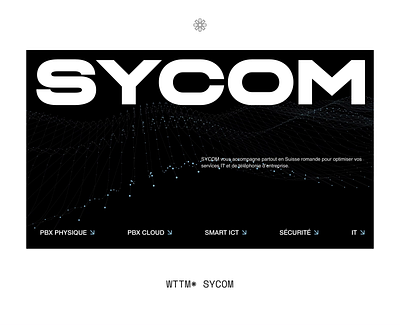 SYCOM - Website it telecom ui webdesign