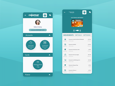 Bank App re-design app design bank app credit card design interface sketch ui