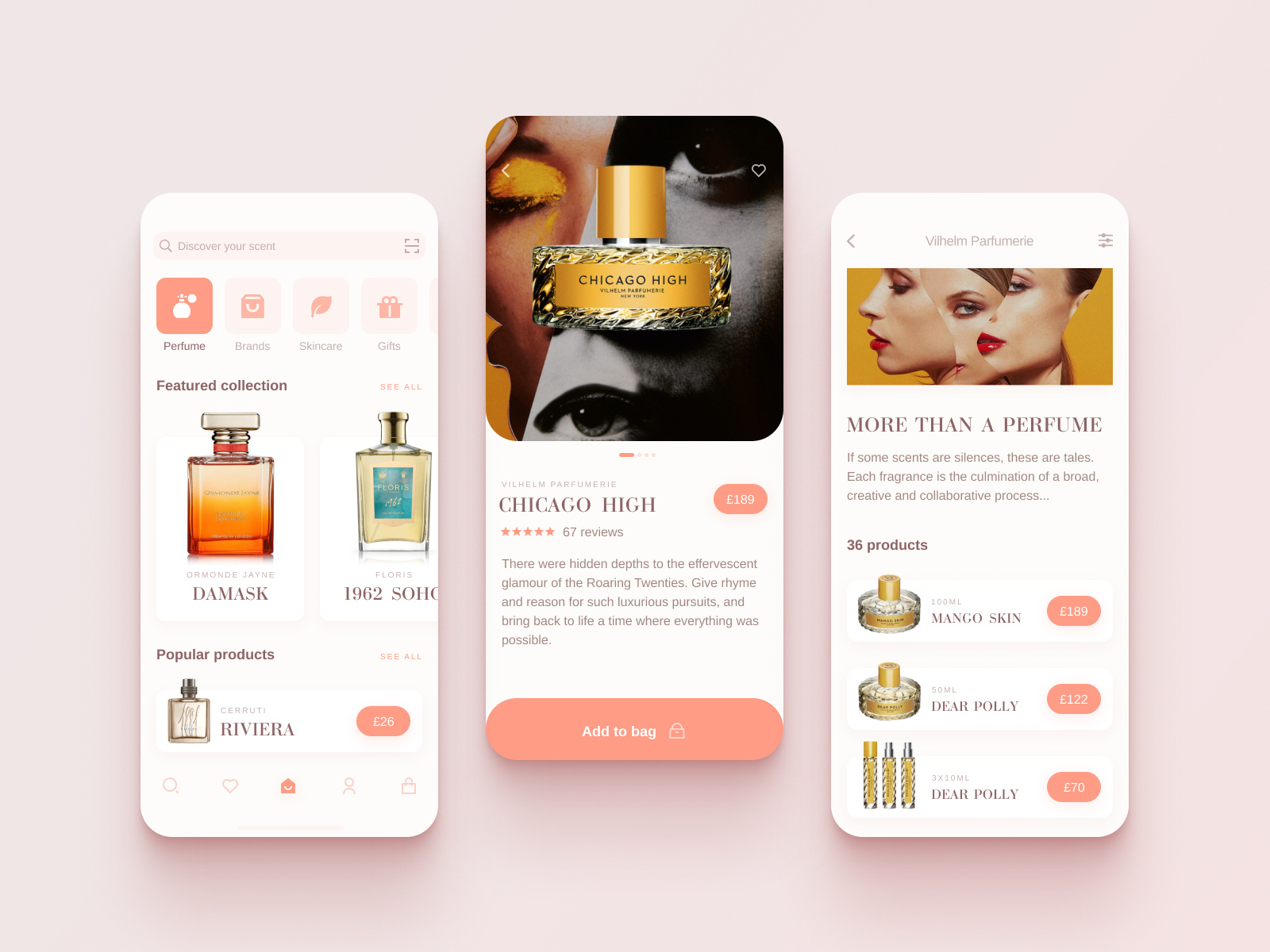 Example of Perfume Product App