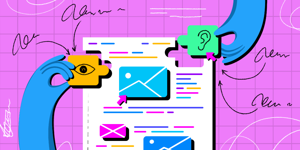 Designing more inclusive interfaces (UI Learn Blog) ability blog blogcover design handdrawn inclusive inclusivity tumbnail ui