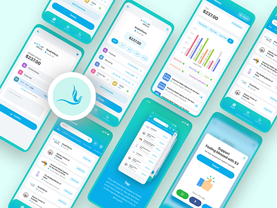 Sadaqa & Zakat Donation App Design analytics app design donation app illustration mobile app design mobile application screen ui ui design uiux ux ux design