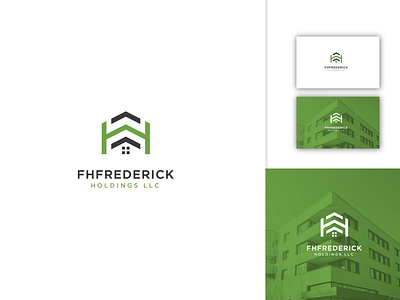 Frederick Home brand design brand identity branding branding design business company company branding concept flat graphic design home icon lettermark logo logo design modern real estate logo vector