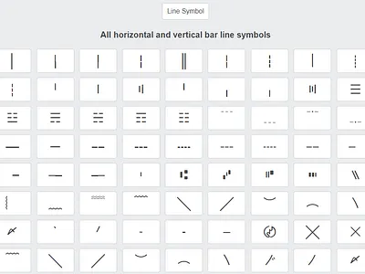 Line symbol cool symbol cool symbols copy and paste symbols symbols textsymbols