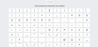Line symbol cool symbol cool symbols copy and paste symbols symbols textsymbols