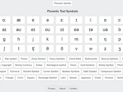 Phonetic symbol cool symbol cool symbols copy and paste symbols symbols textsymbols
