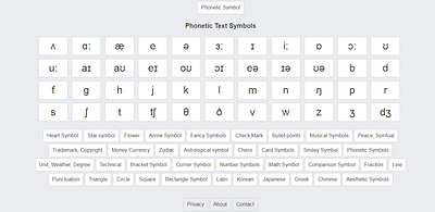 Phonetic symbol cool symbol cool symbols copy and paste symbols symbols textsymbols