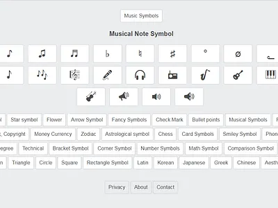 Musical symbol cool symbol cool symbols copy and paste symbols music musical symbols textsymbols