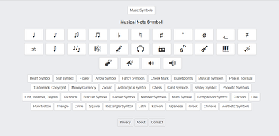 Musical symbol cool symbol cool symbols copy and paste symbols music musical symbols textsymbols