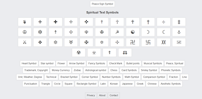 Spiritual symbol cool symbol cool symbols copy and paste symbols symbols textsymbols