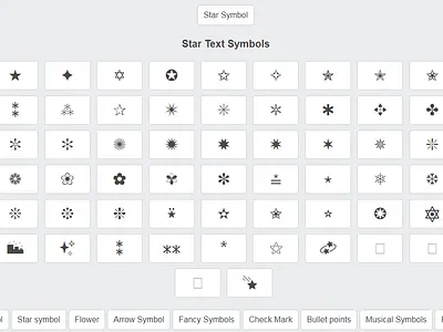 Star symbol cool symbol cool symbols copy and paste symbols star emoji star text symbols textsymbols
