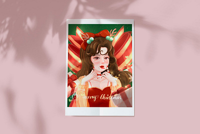 Merry Christmas christmas ipad 手绘 插图 设计