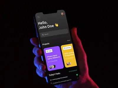 Project Management App hackernews saas ui ux