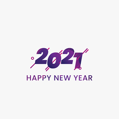 2021 New-Year 2021 adobexd gradient logo illustration logo new year text gradient typography uiux user experience design user interface design