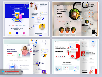 last 3 months landing pages 2020 design 3d best shot clean ui color design graphic design home page interface landing page product ui design web webdesign website website design