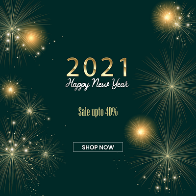 New Year Sale Post banner banner ad branding design illustration photoshop social media post