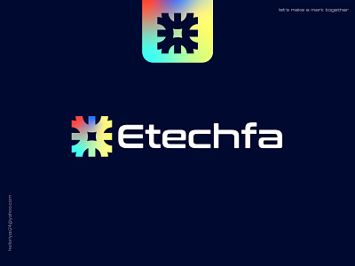 Etechfa logo - tech logo - web 3 logo a b c d e f g h i j k l m n branding branding agency colorful crypto design digital e logo ecommerce fintech gradient identity illustration logo logo design logo designer modern minimal monogram o p q r s t u v w x y z tech web 3