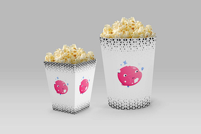 Movie Snack Packaging Mockup mockup movie packaging snack