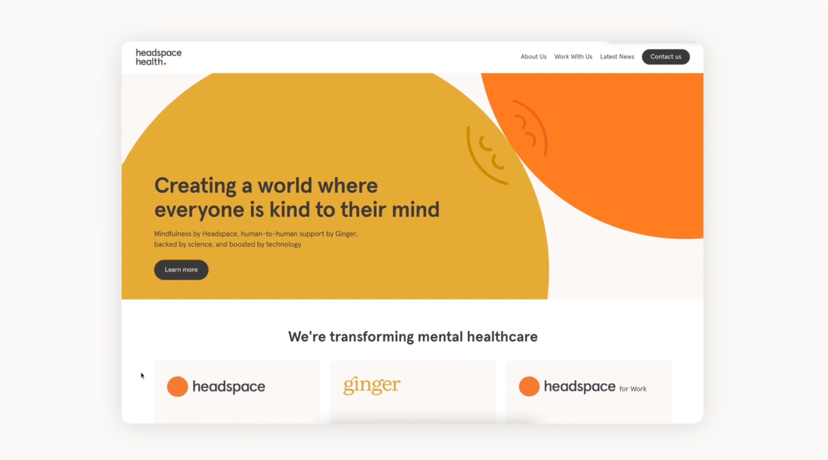 Headspace Health Website Animation animation design illustration ui ux web website