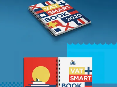 SOS Yachting VAT Smartbook 2020 book cover editorial design graphic design illustration michbold