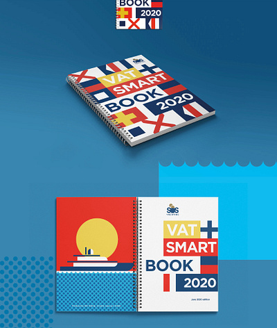 SOS Yachting VAT Smartbook 2020 book cover editorial design graphic design illustration michbold