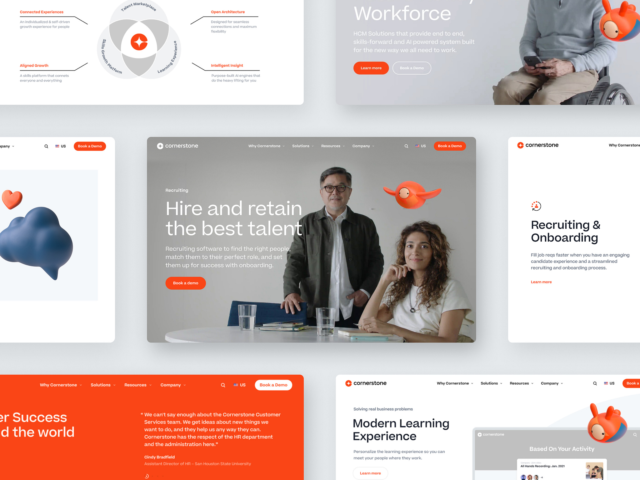 Cornerstone site Pages by Clay on Dribbble