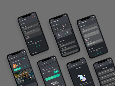 Mobile International Transfer Design -Dark Mode app bank dailui design finance finance app financial fintech landing page mobile mobile ui responsive design send money transfer ui uid ux uxui web