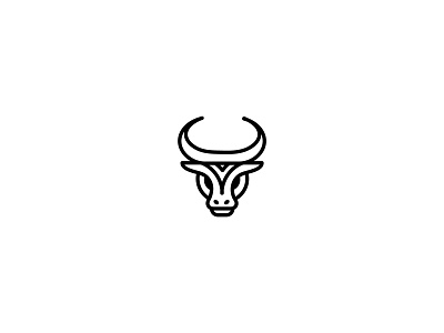 Bull animal brand branding bull for sale unused buy line logo minimal unused logo zebu