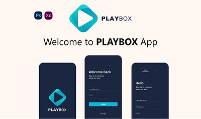 Social Media App app design icon logo ui ux website