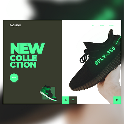 30 days of web design : Fashion clothes design fancy fashion figma footwear hero section nike shoe uidesign webdesign webdesigns