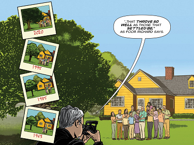 Benjamin Franklin's The Way To Wealth – p. 28 adobe illustrator adobe photoshop american history benjamin franklin comics graphic novel illustration success