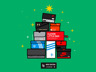 Merry Kicksmas college illustration sneakerhead sneakers sports sports design