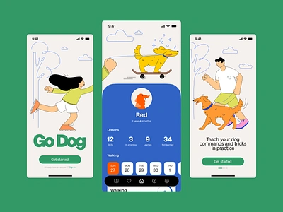 🐾 Canine Connection: Go Dog App ai powered app app design artificial intelligence branding design graphic design illustration mobile design pet petcare typography ui uidesign user research ux uxdesign web design webapp website design