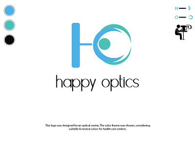 Optical Centre logo by Aini Arbaz adobe illustrator branding creative logos design fresh colors fresh logo graphics designer happy optics healthcare icon logo logo icon logo ideas medical logos minimalist logo optics logo pictorial logo typography vector vector logo