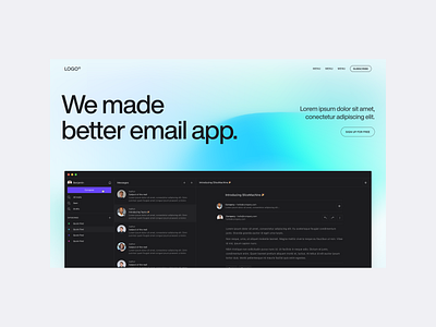 Gradient Hero sections for Prismic abstract branding gradient hero layout page section ui website