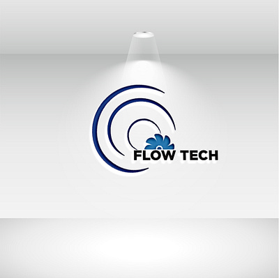 Flow tech logo design