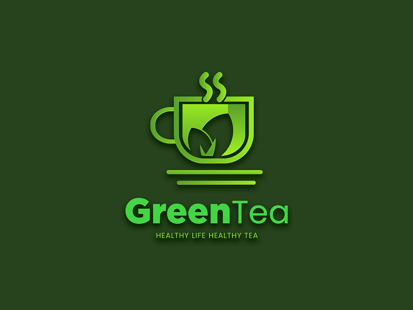 Example of Cafe, Coffee, Tea, Fast Food Shop Logo