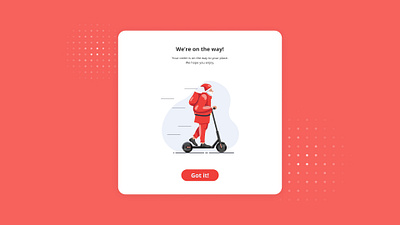 Daily UI #16: Pop-up / Overlay app art christmas dailyui flat illustrator minimal overlay popup ui ux web