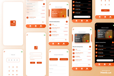 GTbank mobile banking app redesign app design finance app ui ux