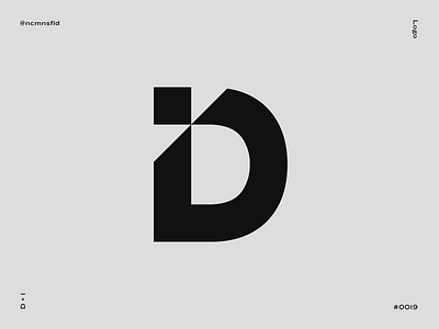 Letter D + I - Didn't make the cut! aggressive black bold branding design icon illustration letter d letter d logo letter design letter i letter icon logo logomark monogram monogram design strong symbol typography vector