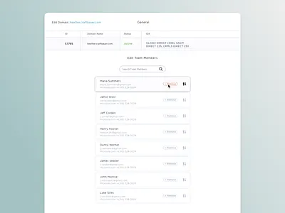 Edit Domain product retina ui ui design ux web design