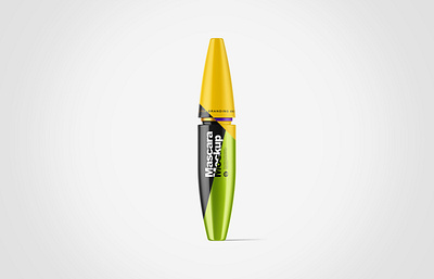 Mascara Tube Mockups 3d branding design mockup mockups pack package packaging visualization